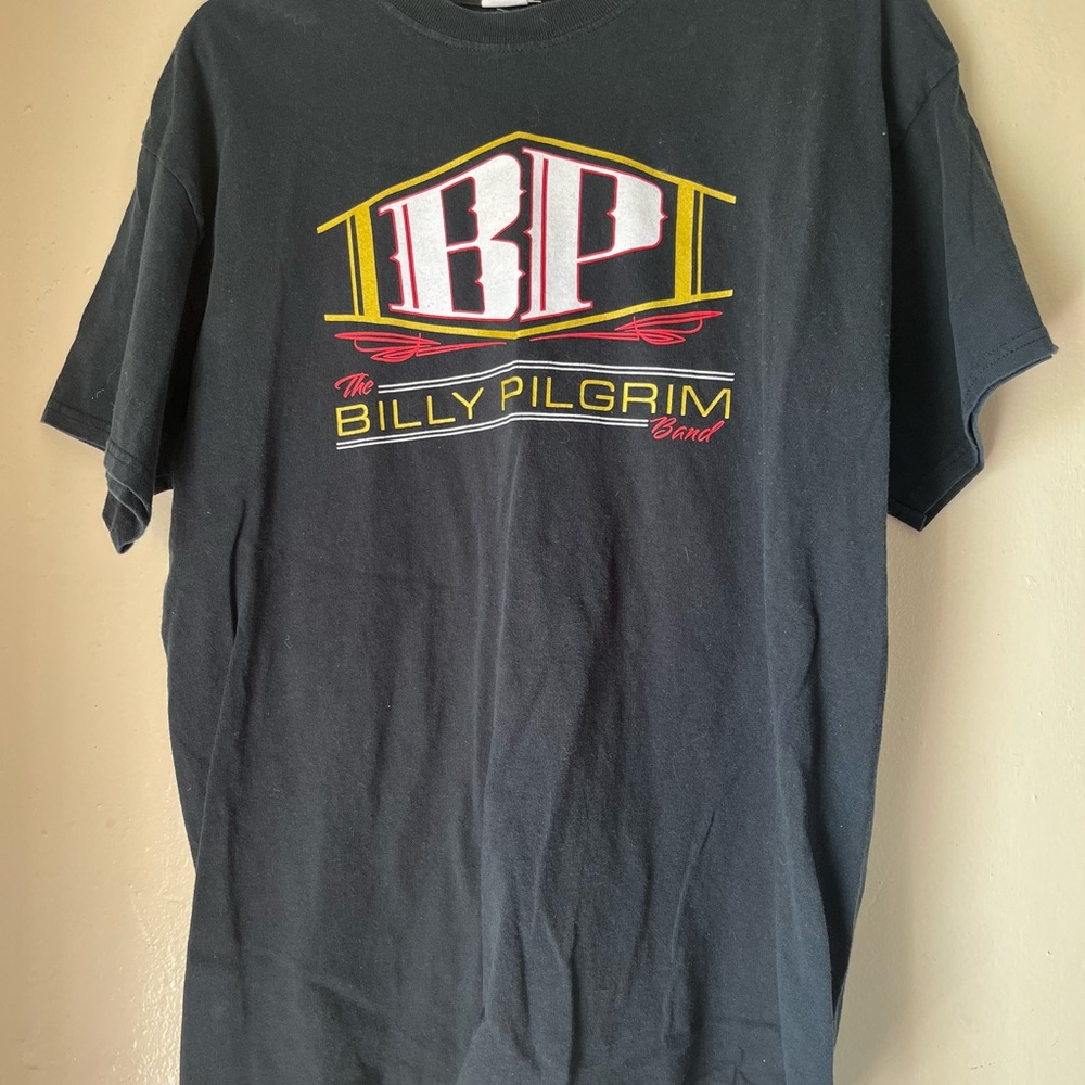 the billy pilgrim folk rock band shirt 100% cotton music lg
